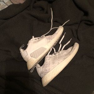 Adidas NMD shoes white and gray